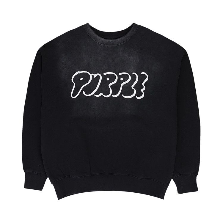 PURPLE BRAND HWT Fleece Crewneck 'Black'