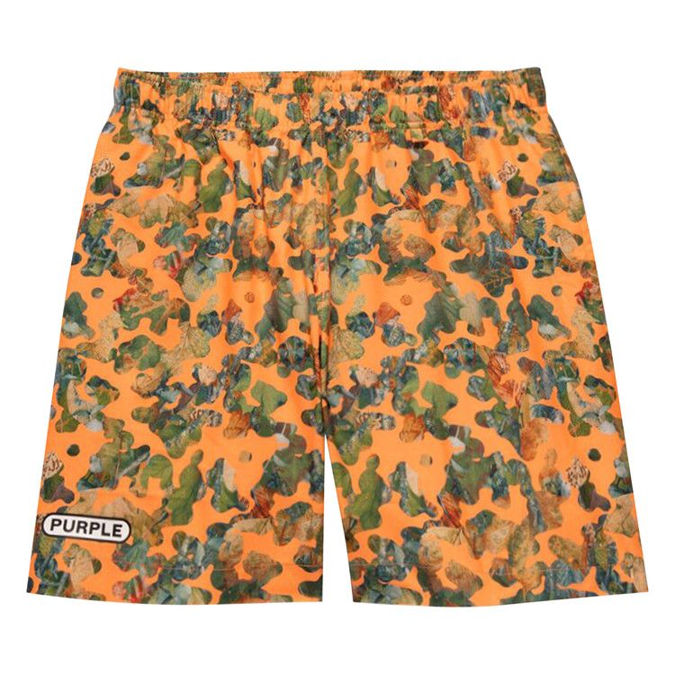 PURPLE BRAND Logo Shorts 'Orange Camo'