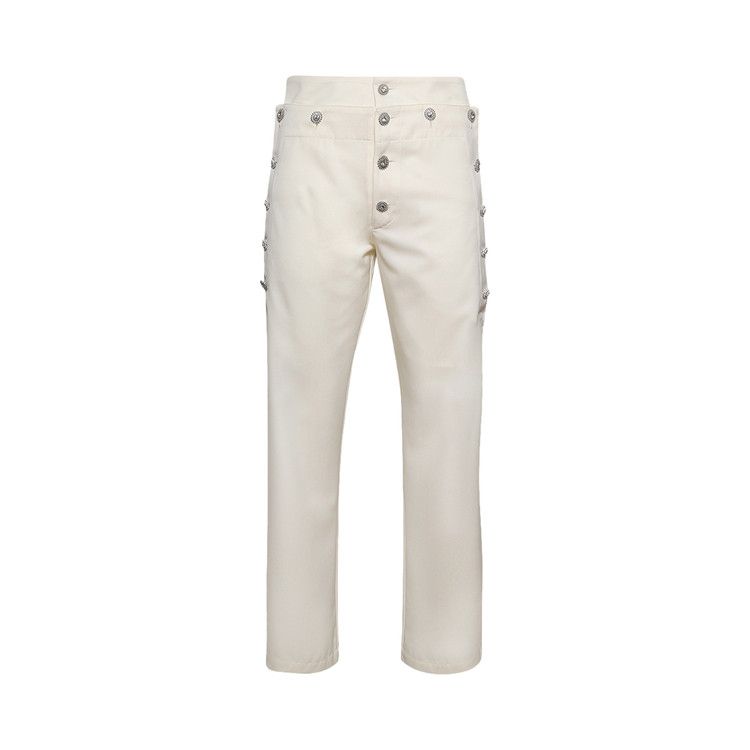 BLUEMARBLE Jewelled Mariner Trousers 'White'