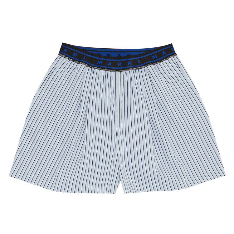 Marni Stripe Jersey Jacquard Pants 'Vivid Blue'