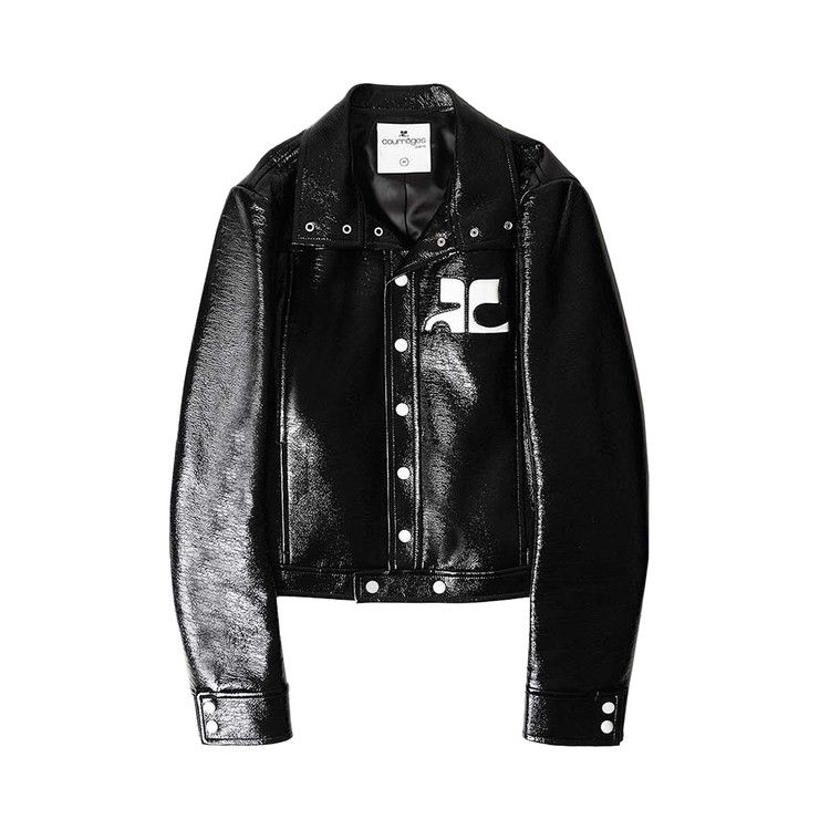 Courrèges Reedition Vinyl Jacket 'Black'