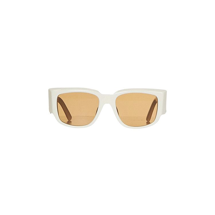 Palm Angels Laguna Sunglasses 'White/Brown'