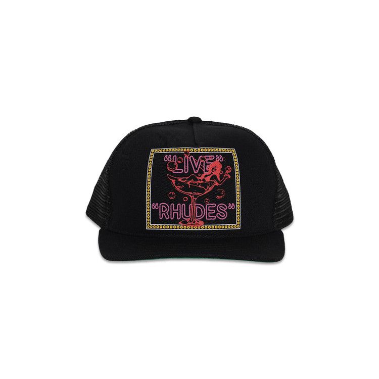 Rhude Live Rhudes Trucker Hat 'Black'