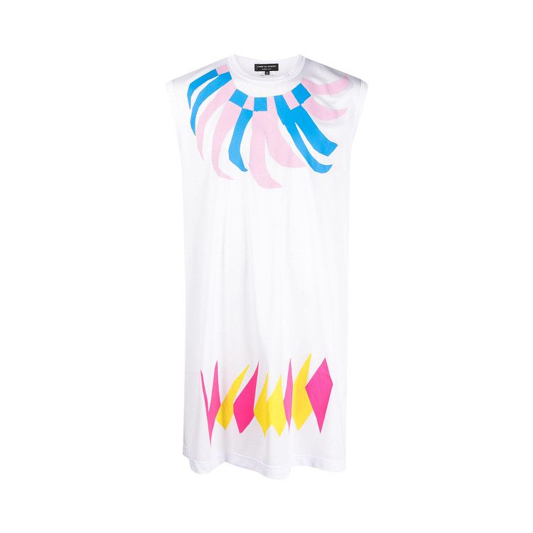 Comme des Garçons Homme Plus Tank Top 'White/Multicolor'