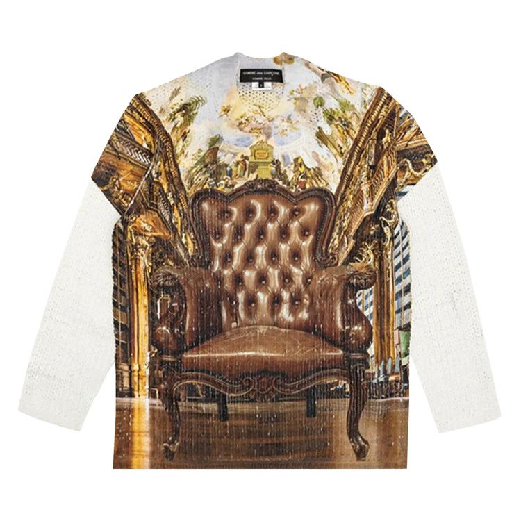Comme des Garçons Homme Plus Printed Sweater 'White'