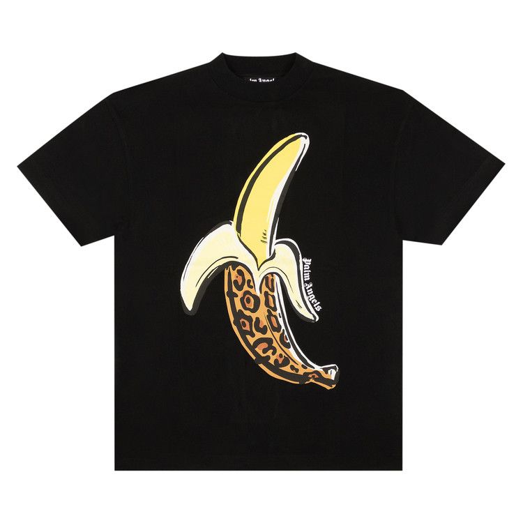 Palm Angels Banana Classic Tee 'Black/Yellow'