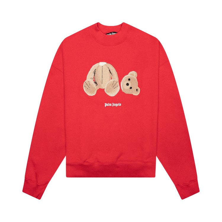 Palm Angels Bear Crew 'Red/Brown'