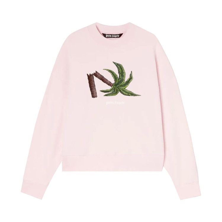 Palm Angels Broken Palm Crew 'Pink/Green'