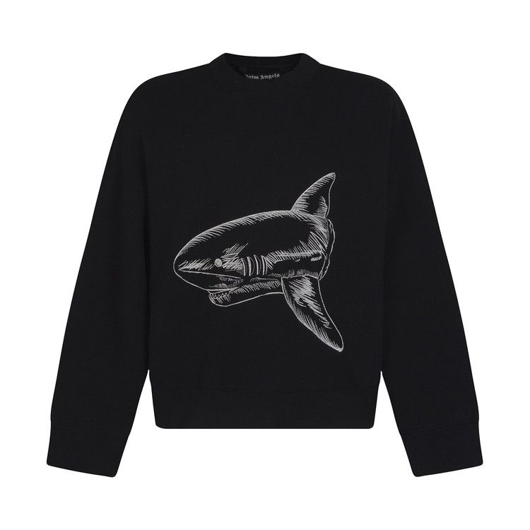 Palm Angels Split Shark Crew 'Black'