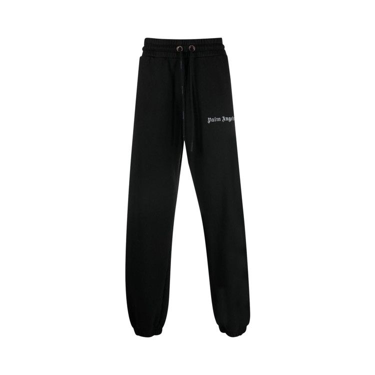 Palm Angels PXP Shiny Sweatpants 'Black/Silver'