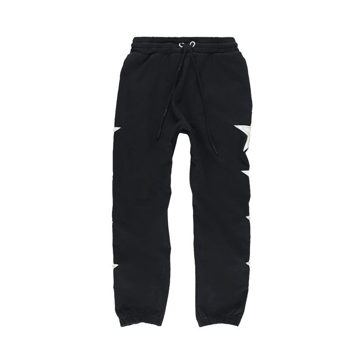 Palm Angels Patched Stars Vintage Sweatpants 'Black'