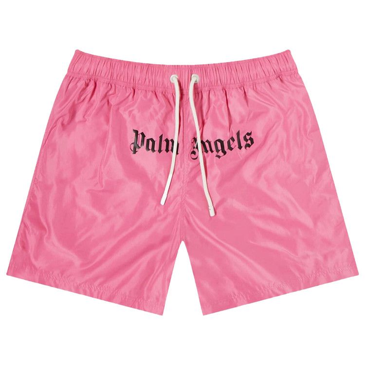 Palm Angels Classic Logo Swimshorts 'Fuchsia/Black'
