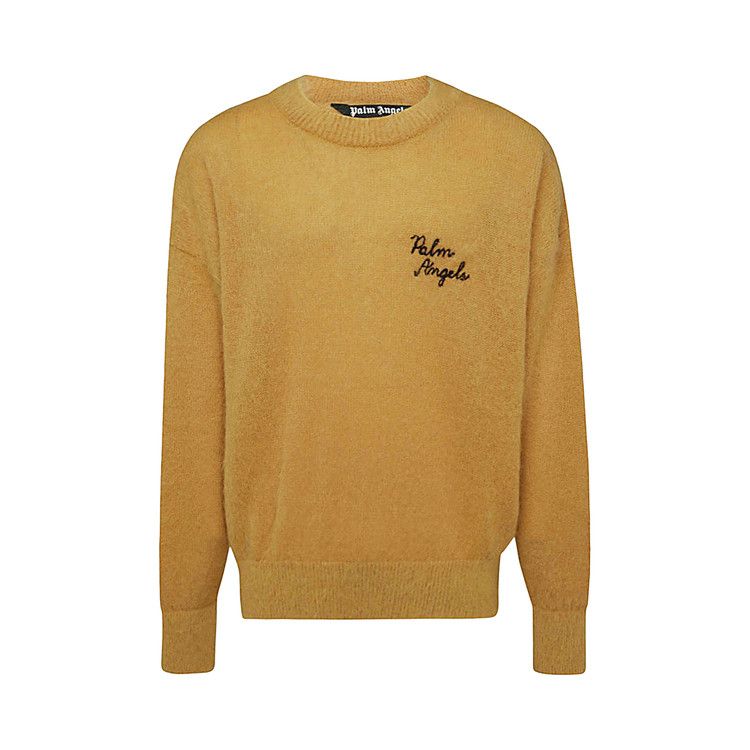 Palm Angels The Palm Sweater Intarsia 'Beige/Yellow'