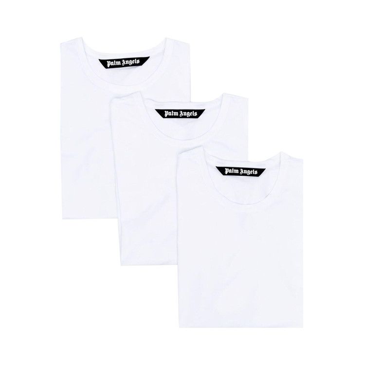 Palm Angels Essential Tee (3 Pack) 'White'