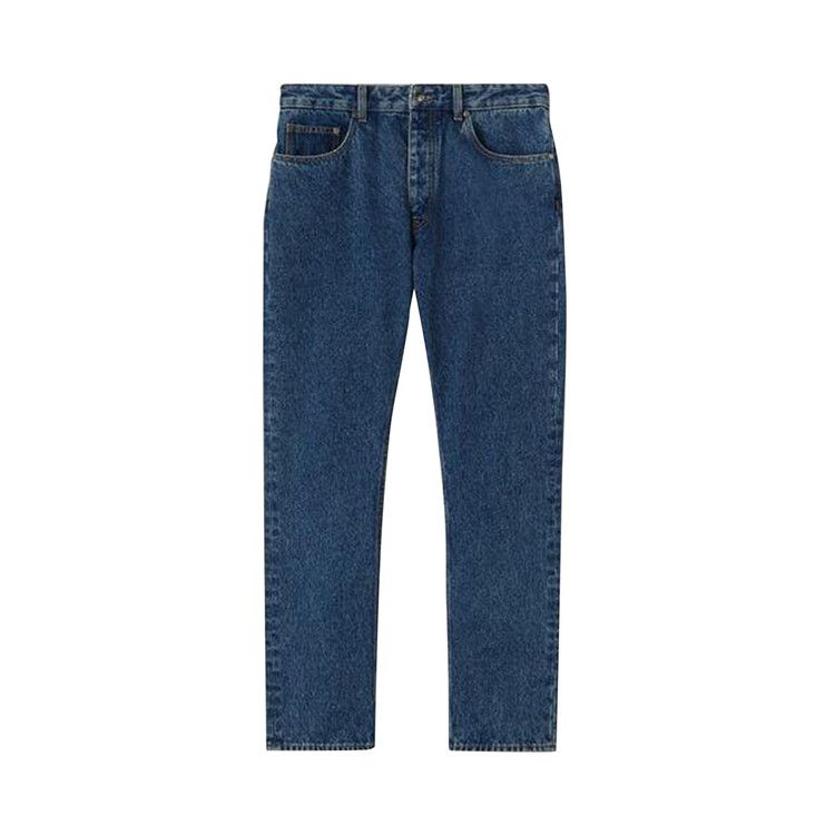 Palm Angels Monogram Straight Jeans 'Light Blue'