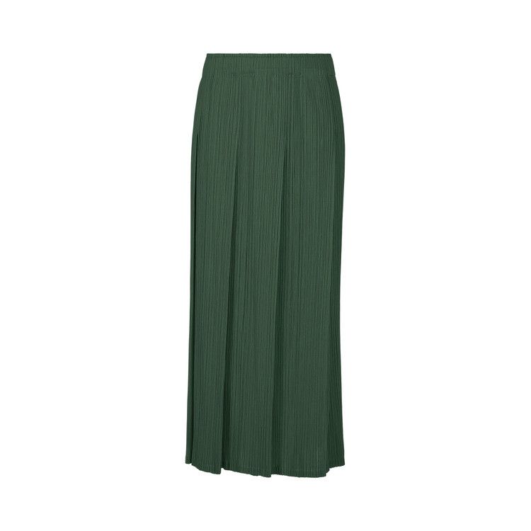 Pleats Please Issey Miyake Monthly Colors December Skirt 'Forest Green'