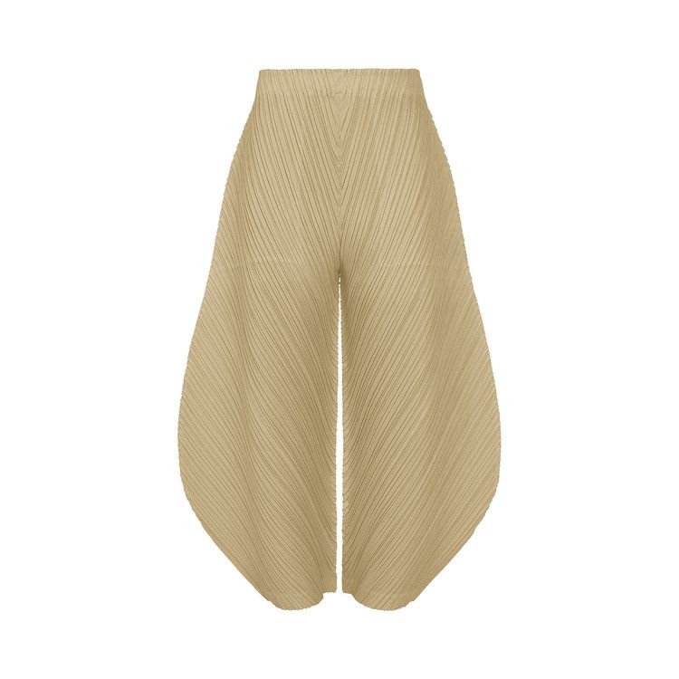 Pleats Please Issey Miyake Thicker Bottoms 1 Pants 'Sand Beige'