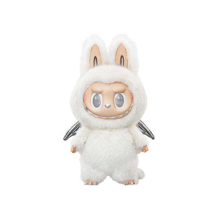 Pop Mart Labubu THE MONSTERS Zimomo ANGEL IN CLOUDS Vinyl Face Doll + Tote Bag 'White'