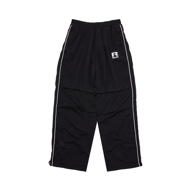 Rhude Mesh Piping Parachute Track Pant 'Black'