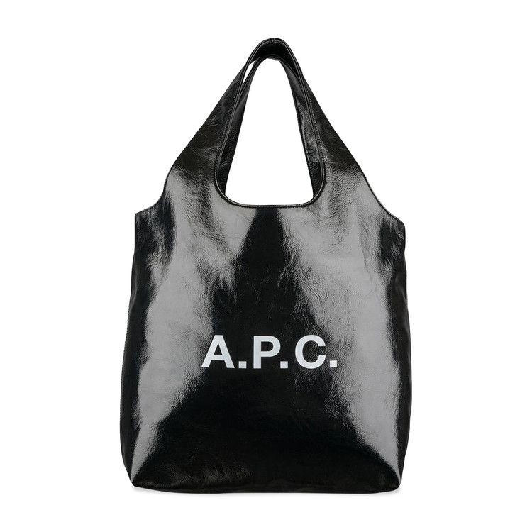 A.P.C. Ninon Faux Leather Tote Bag 'Black'
