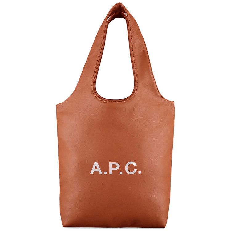 A.P.C. Ninon Recycled Leather Tote Bag 'Noisette'