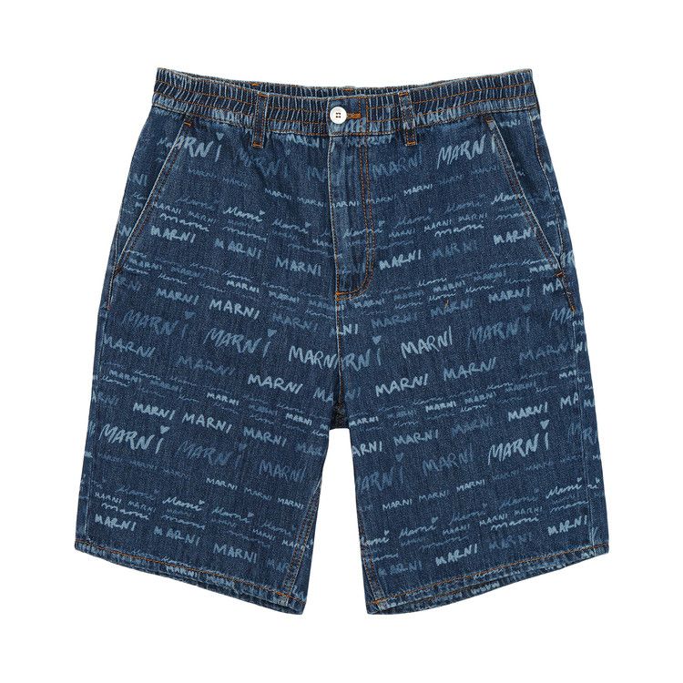 Marni Denim Shorts 'Iris Blue'