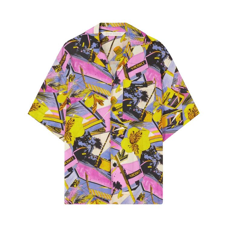 Palm Angels Miami Mix Bowling Shirt 'Multicolor'