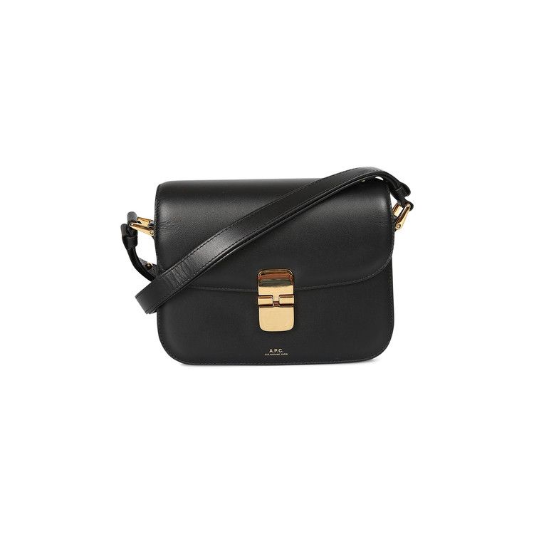 A.P.C. Grace Smooth Leather Small Bag 'Black'