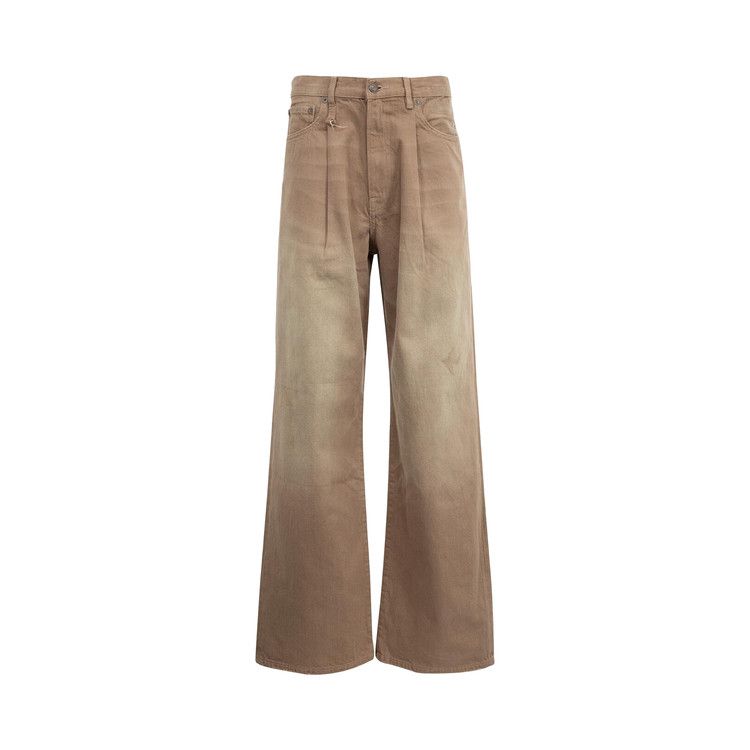 R13 Damon Pleated Wide Leg 'Sawdust'