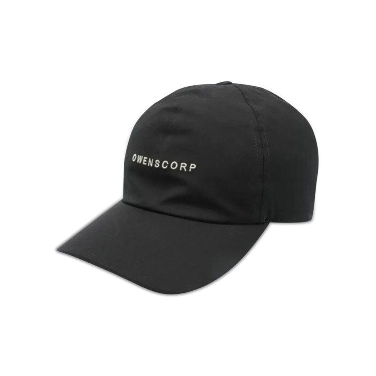 Rick Owens Baseball Cap 'Black/Pearl'