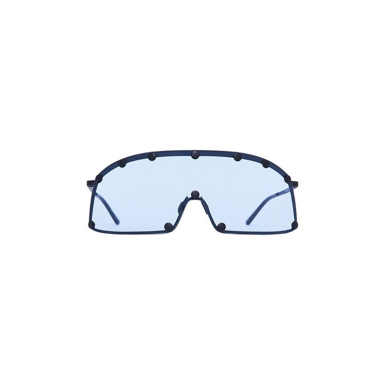 Rick Owens Shield Sunglasses 'Black Temple'