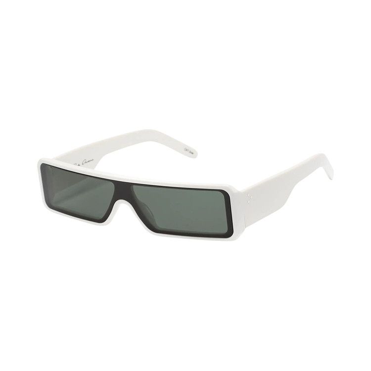Rick Owens Geth Shades Sunglasses 'Pearl Temple/Forest'