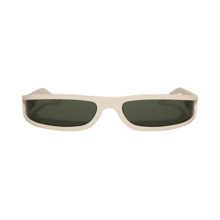 Rick Owens Fog Sunglasses 'Pearl Temple/Forest'