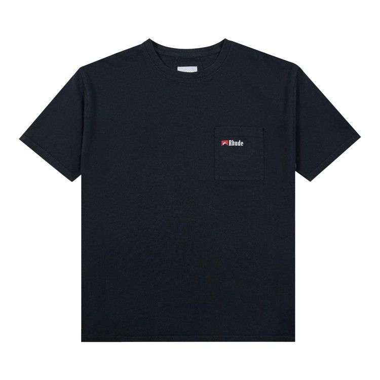 Rhude Moonlight Wolf Pocket Tee 'Vintage Black'