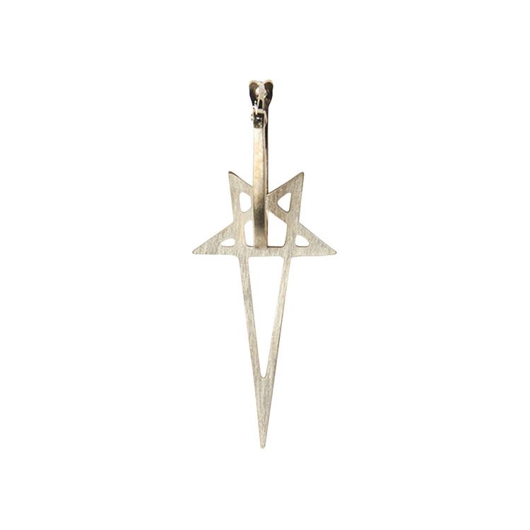 Rick Owens Pentagram Earring 'Silver'