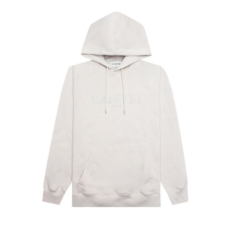 Lanvin Embroidered Popover Hoodie 'Mastic'