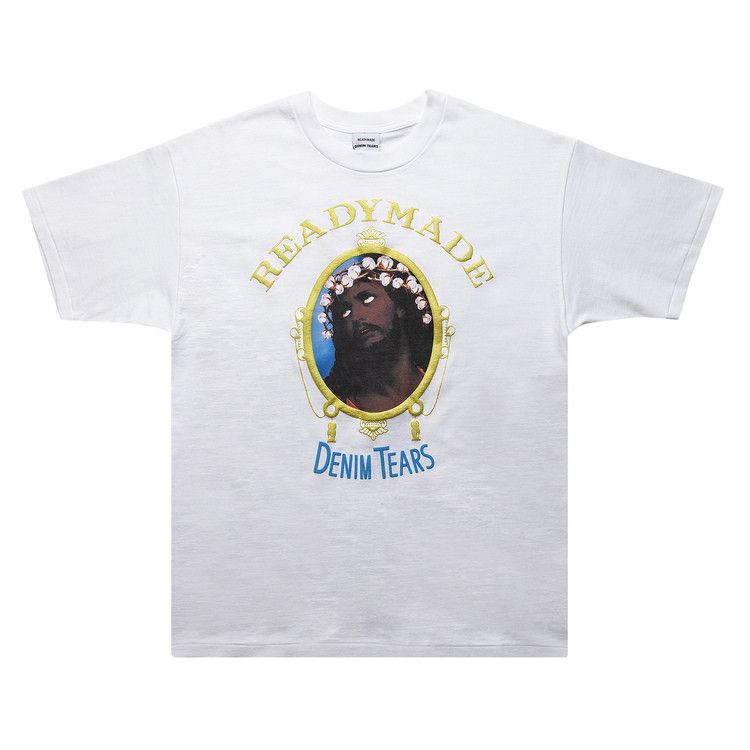 READYMADE x Denim Tears Cotton Wreath T-Shirt 'White'