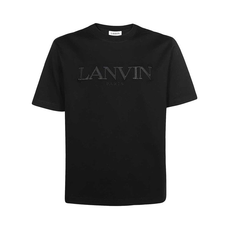 Lanvin Tonal Embroidered T-Shirt 'Black'