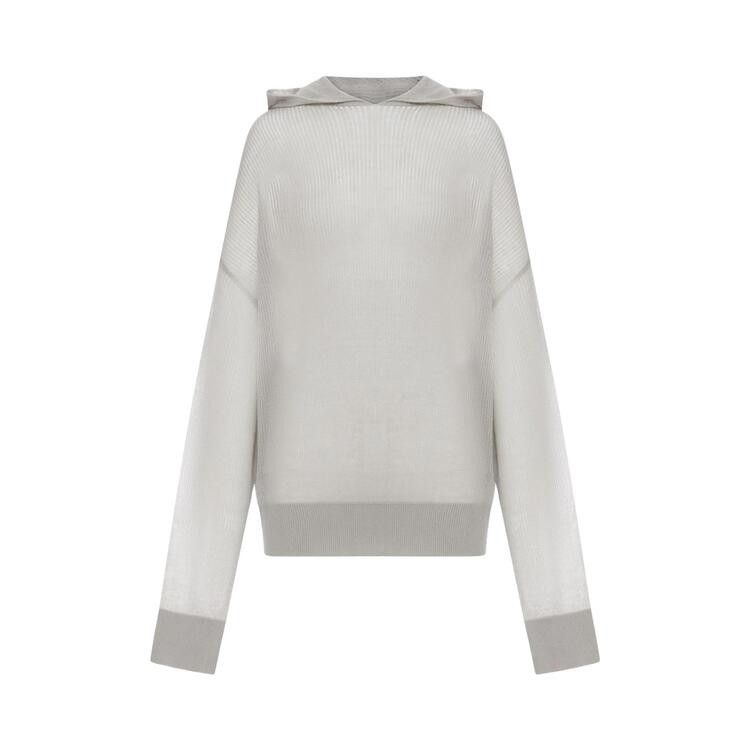 Rick Owens Maglia Hun Hoodie 'Pearl'