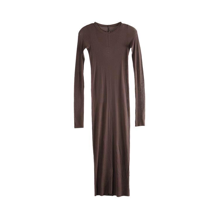 Rick Owens Rib Long-Sleeve Dress 'Macassar'