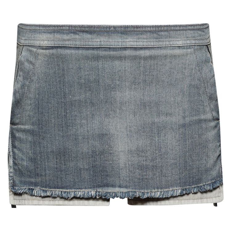 Rick Owens Cutoff Mini Skirt 'Dirty Hustler'