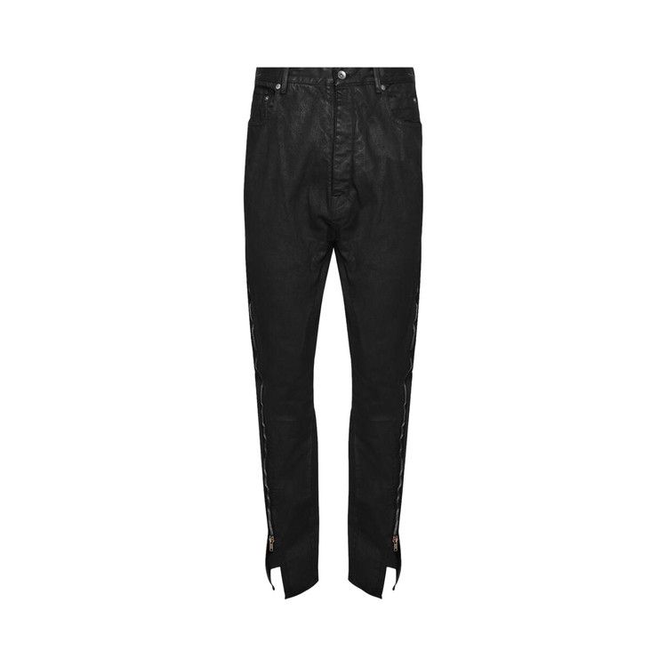 Rick Owens Denim Bolan Banana Pants 'Black/Wax'