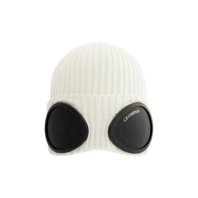 C.P. Company Cotton Goggle Beanie 'Gauze White'