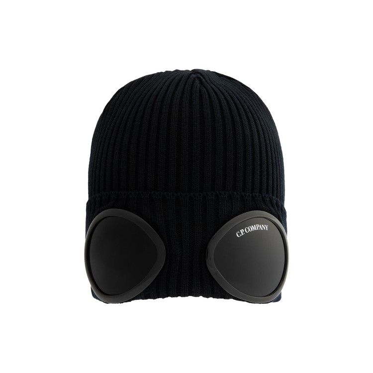 C.P. Company Cotton Goggle Beanie 'Total Eclipse'