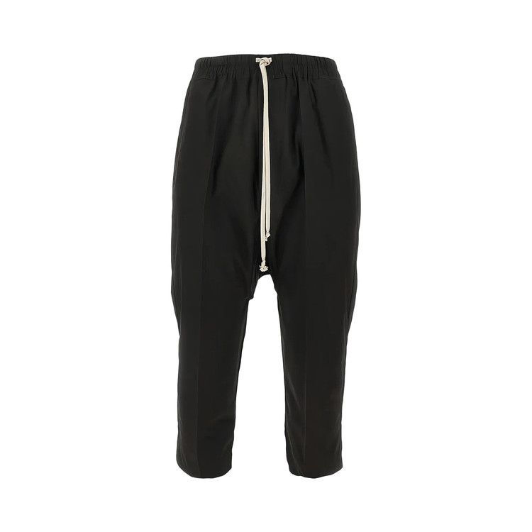 Rick Owens Drawstring Cropped Pants 'Black'