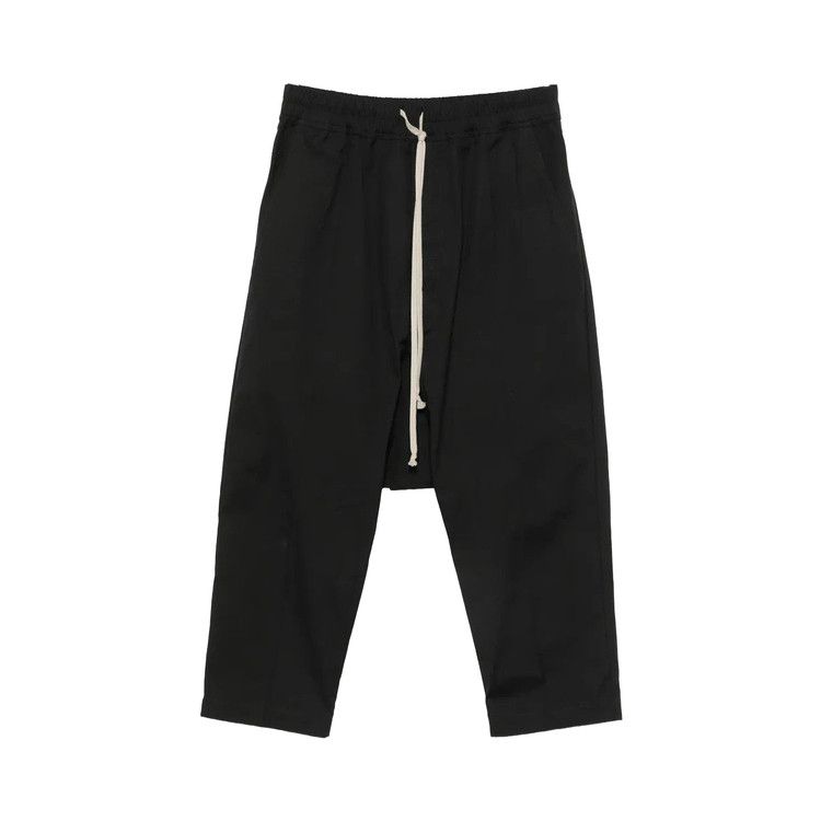 Rick Owens Drawstring Cropped Pants 'Black'