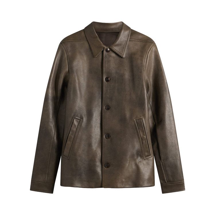 Rick Owens Buttoned Brad Jacket 'Washed Black'