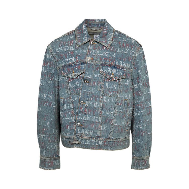 Lanvin Lab x Future Cross Front Denim Jacket 'Light Blue'