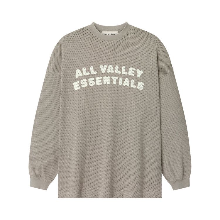 Fear of God Essentials Sport Mesh Merch Long Sleeve Tee 'Seal'
