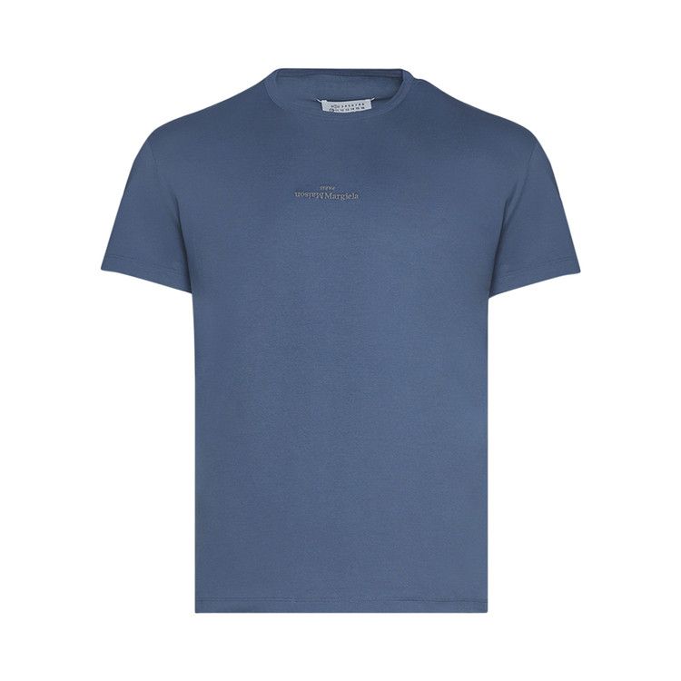 Maison Margiela T-Shirt 'Avio/Grey Embroidery'